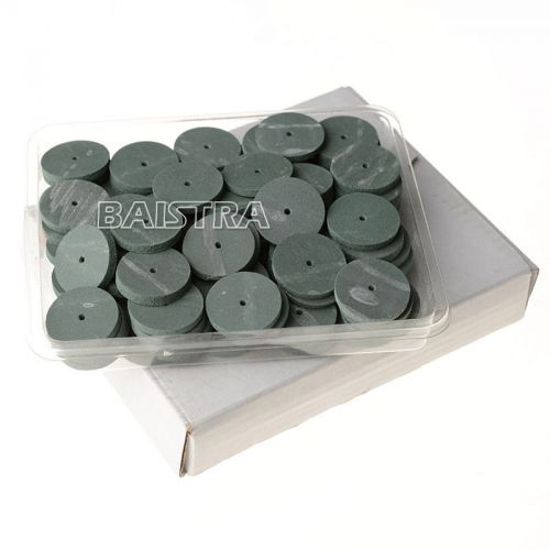 HOT 1BOX Dental Lab Rubber Polishing Wheels Burs Silicone Polishers 100pcs/box