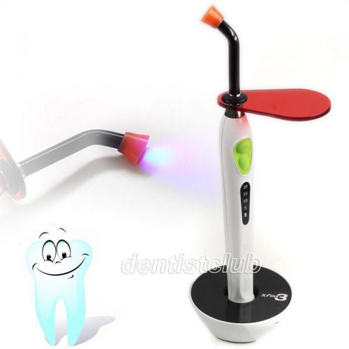 Dental Digital LED Curing Light with Cordless Lamp Wireless white color
