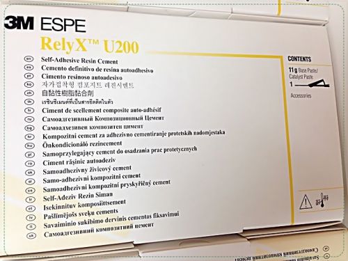 3M ESPE Rely X U200 Unicem Resin Dual Cure Dental Cement TR