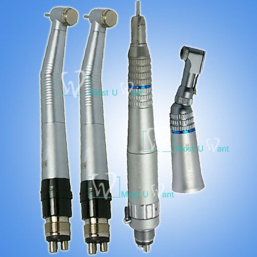 NSK Style 2x Push Quick Coupler Handpiece 1 Contra Angle Straight Nose Air Motor
