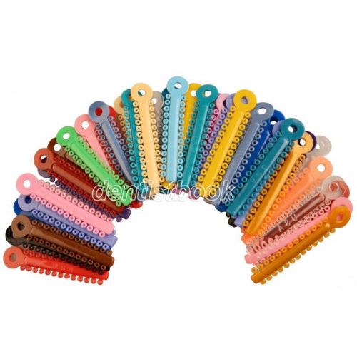 1 pack dental orthodontic ligature ties multi-colored 1014pcs/pack for sale