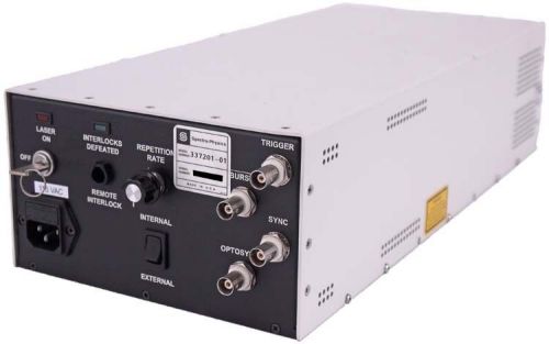 Spectra-physics 337201-01 industrial lab 337nm 6mw class-iiib laser head unit for sale