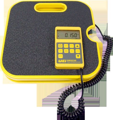 UEi DRS220 Digital Refrigeration Charging Scale, Measures Weight in kgs and lbs