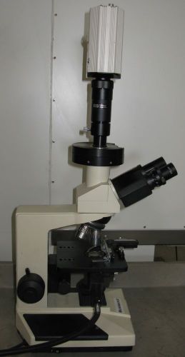 Fisher micromaster microscope with media cybernetics camera     (l-1413) for sale