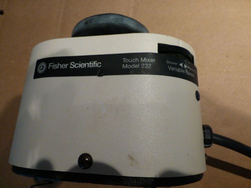 FISHER SCIENTIFIC MODEL 232 VARIABLE SPEED TOUCH MIXER