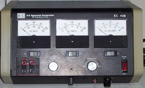 E-C Apparatus EC 400 Electrophoresis DC Power Supply