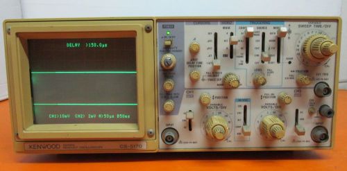 Kenwood 100mhz readout oscilloscope cs-5170 for sale