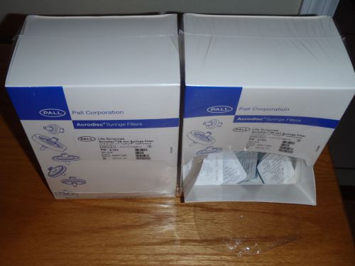 61 pieces Pall Acrodisc 25mm Syringe Filters 0.2um HT Tuffryn Membrane