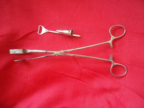 Lab Support Tube Holder Laboratory Ring and Codman Burete Forceps Clamps
