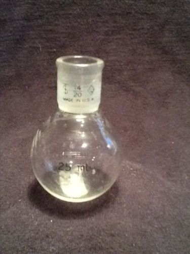 SGA 25ml Round Bottom Flask With 14/20 Joint