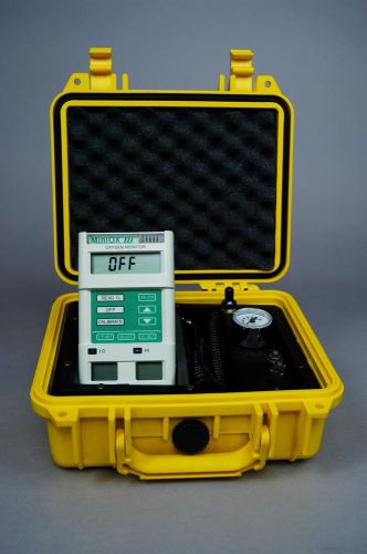 Gmc oxygen analysis kit  w/ msa miniox iii 3 monitor in pelican 1200 case for sale