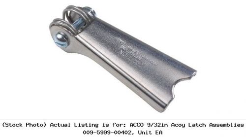 ACCO 9/32in Acoy Latch Assemblies 009-5999-00402, Unit EA Lab Safety Unit