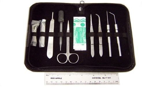 Botany dissection kit with stainless steel dissecting tools for sale