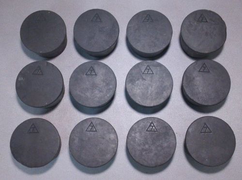 # 7 rubber stoppers - black - 12 per lot - made in usa for sale
