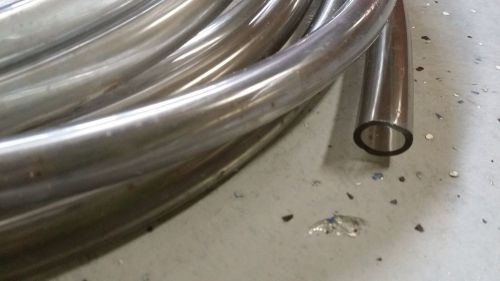Clear vinyl tubing - 7/16&#034; id x 5/8&#034; od (by the foot) for sale