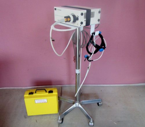 Welch allyn headlight system 300w xenon isolux fiberoptic surgical luxtec stand for sale