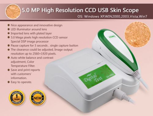 2014 NEW 5.0MP 50XP Lens Skin Diagnosis Camera/Skin Scope Analysis/Beauty Salon