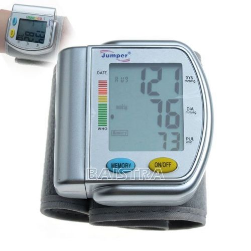 Digital fully-auto wrist  blood pressure BP monitors sphygmomanometer CE Proved