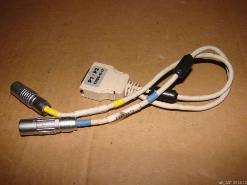 TDOC-D-12 P1 P2 Plug to T-DoC Interface  Dual LEMO Socket Cable