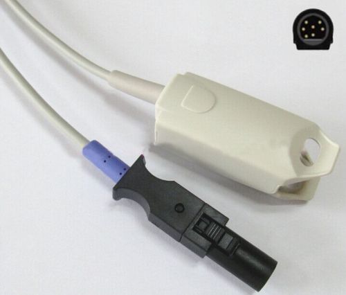 compatible Ohmeda adult clip SpO2 sensor YLQ0421I,3m/10ft,7pins, fit OXY-F4-H