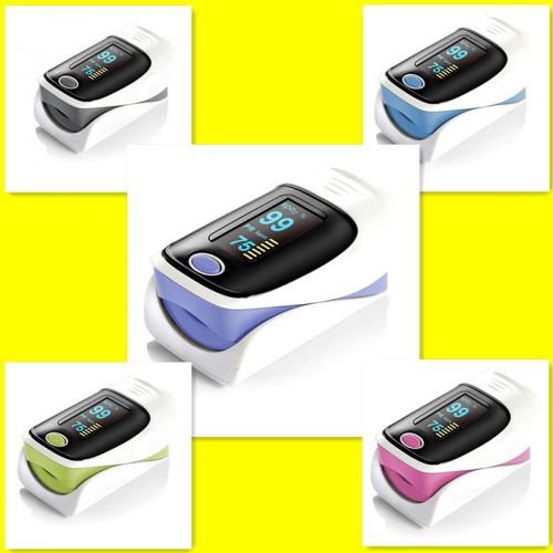 5colors OLED Fingertip Pulse Oximeter, Blood Oxygen,PR,SPO2 monitor &amp; Alarm set