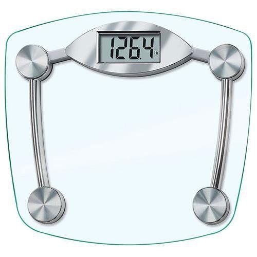 Taylor 7506 Chrome and Glass Lithium Digital Scale