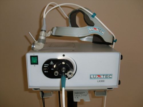 Luxtec lx300 light source on rolling stand with headlight didage sales co for sale