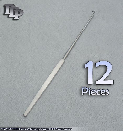 12 SPAY SNOOK Hooks Veterinary surgical instruments NEW