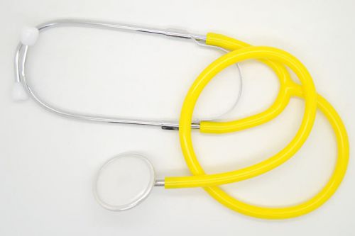 2014 new brand lightweight portable single head cardiology stethoscope 6 colors for sale
