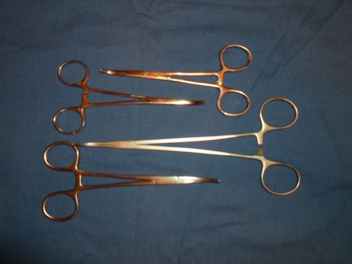 Needle Drivers with cutting edge (2) &amp; Curved Tip Forceps.