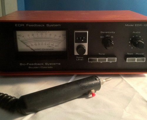 Vintage BIOFEEDBACK SYSTEMS EDR-100 electrotherapy device EMG electro-medicine