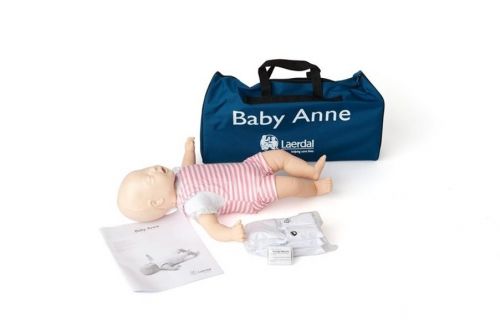 Laerdal Baby Anne CPR Trainer Model Manikin Doll 050000 w/ Soft Pack Light Skin