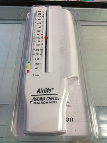 Airlife asthma check peak flow meter 002068 new in package for sale