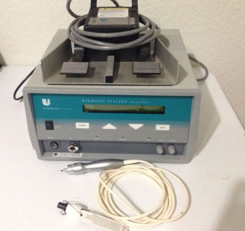 Ethicon G110 Ultracision Surgical Generator Harmonic Scalpel &amp; Foot Pedal