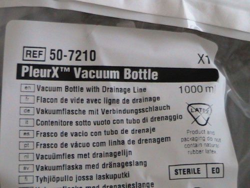 PleurX Vacuum Bottles Drainage Kit Ref 50-7210 case of 10