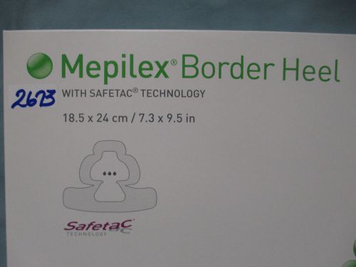 283250 MOLNLYCKE HEALTH CARE  MEPILEX BANDAGES WITH BORDERS - HEEL