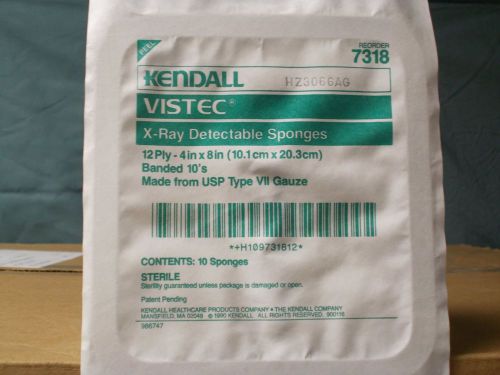 KENDALL VISTEC XRAY DETECTABLE SPONGE 7318 - 12 PLY 4X8 - 800 PCS