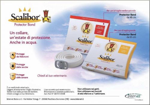 65 cm scalibor flea and tick protector collar for dog 6 month for sale