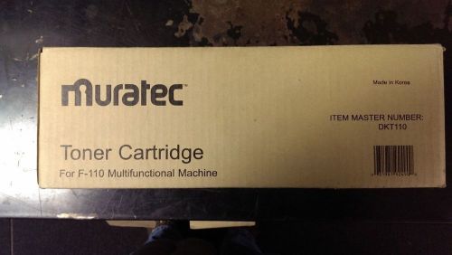 New Genuine Muratec DKT1100 Toner Cartridge F-110
