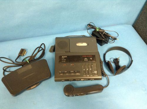 Sony BM-87DST Dictator/Transcriber with Hand Control and Foot Control
