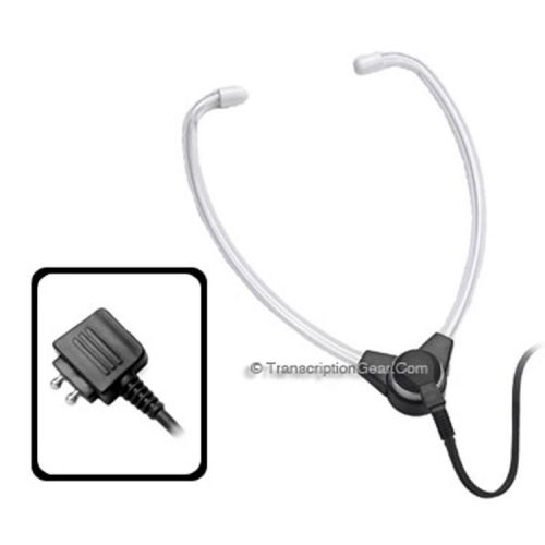 Hinged Plastic Stethoscope Headset For Dictaphone