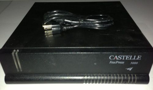 Castelle FaxPress model 5000 Fax press 8 PORT 10 100 Base T Network Fax