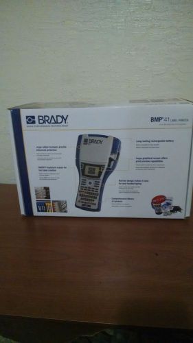 BRADY BMP 41-KIT-VD Portable Label Maker System,LCD Display G5697781