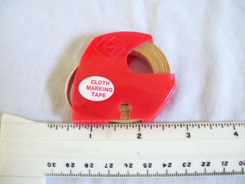 Vintage DYMO CLOTH MARKING TAPE Embossing Label Makers Labeling NEW OTHER PHOTOS