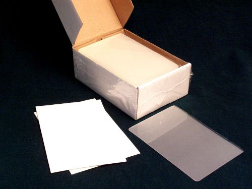 10 mil hot laminating pouches postal qty 100 3-9/16 x 5-5/16 lamination sleeves for sale