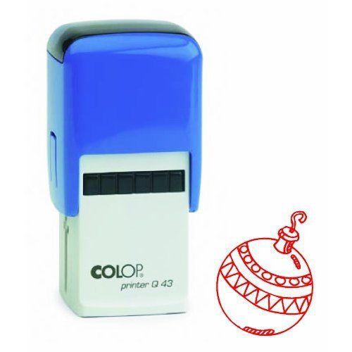 COLOP Printer Q43 Bauble Picture Stamp - Red