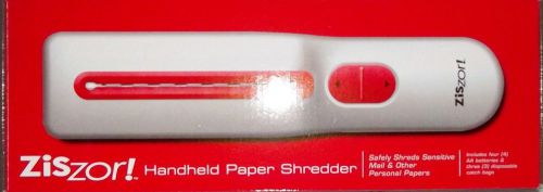 Ziszor portable paper shredder 33050 new in box handheld for sale