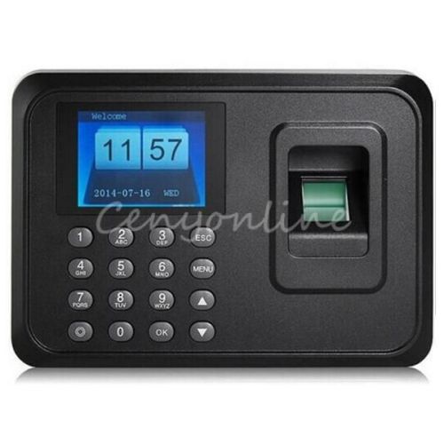 Usb tcp/ip password fingerprint recorder employee attendance salary time clock for sale