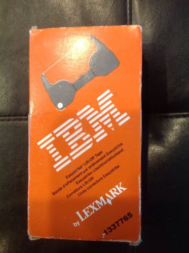 2 IBM BY LEXMARK #1337765 EASYSTRIKE LIFT-OFF TAPES-TYPEWRITER SUPPLIES