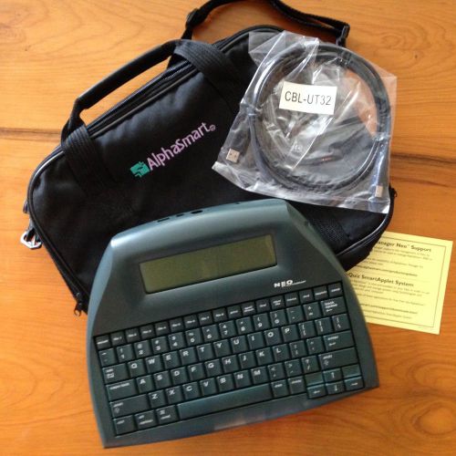 ALPHASMART NEO PORTABLE WORD PROCESSOR with BAG NEO-AC-0704-03441-FC
